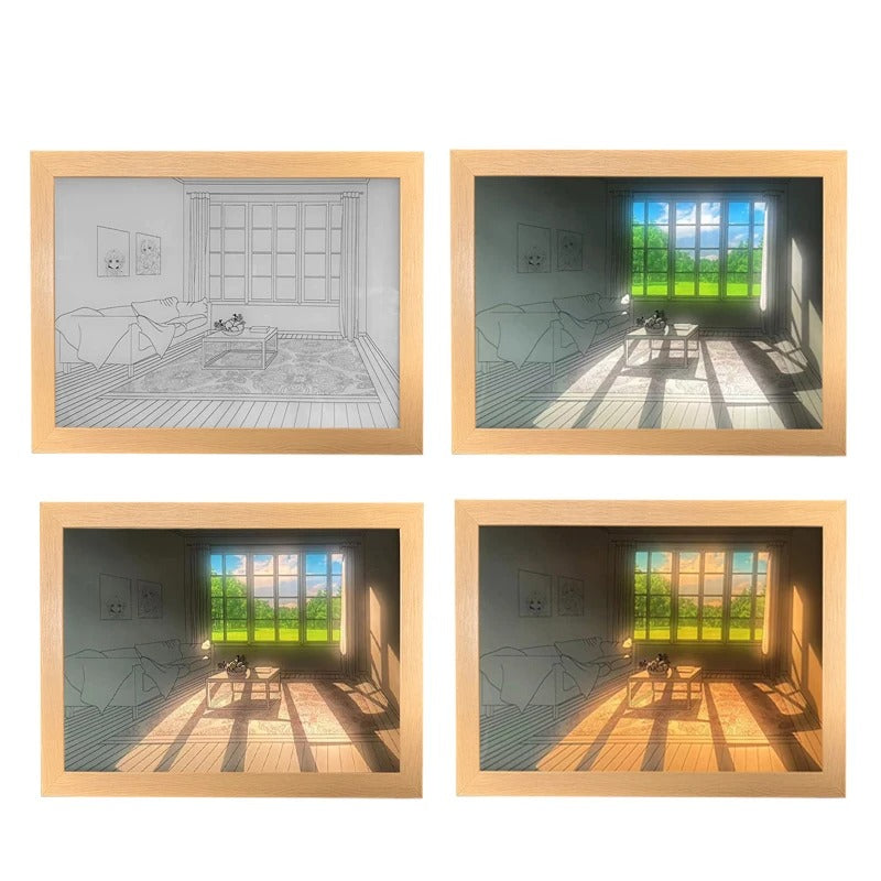Light Painting Shadow Box Picture Frame — Considered Home Styling — Lifestyle 7