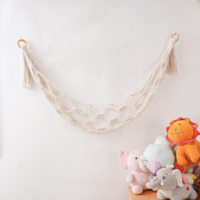 Macrame Toy Hammock — Considered Home Styling — Lifestyle 2