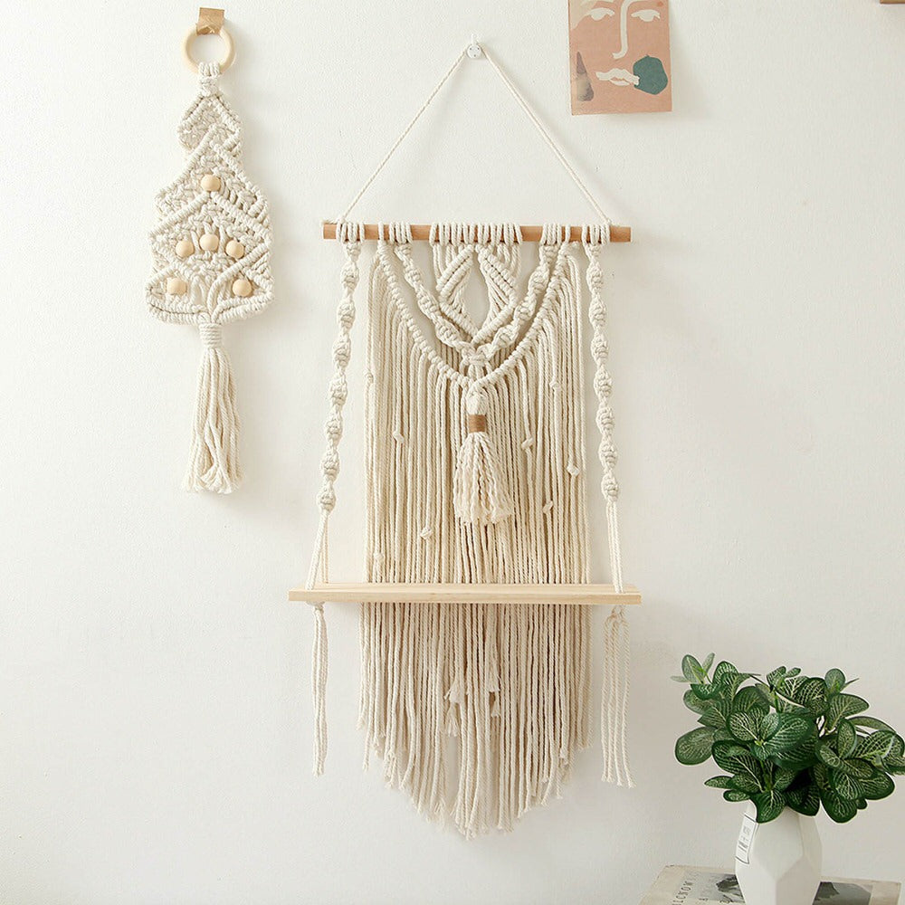 Macrame Wall Hanging Shelf — Considered Home Styling — Lifestyle 3
