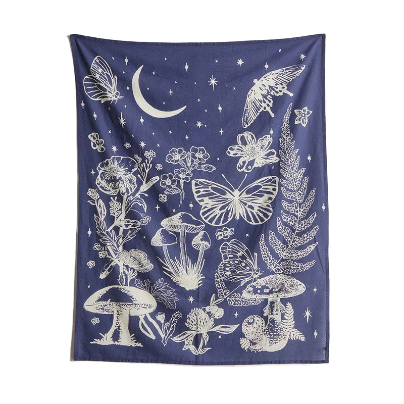 Magic Forest Night Tapestry — Considered Home Styling — Detail