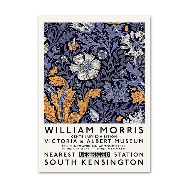 Blue & Yellow Themed Art Gallery Wall Canvas Posters — Considered Home Styling — Lifestyle 6