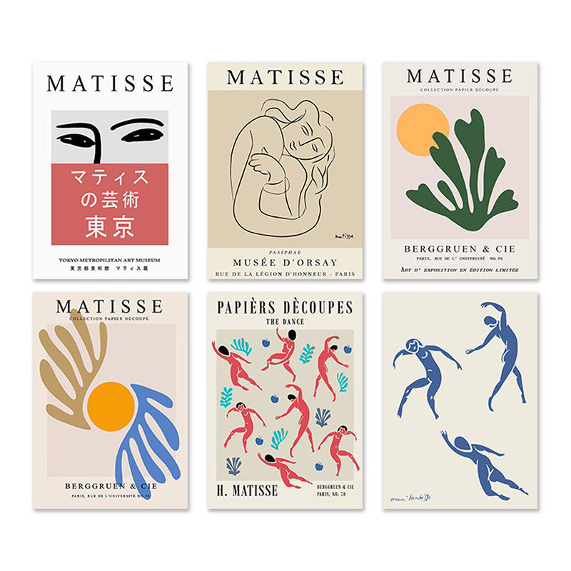 Matisse Abstractions Canvas Posters — Considered Home Styling — Front view