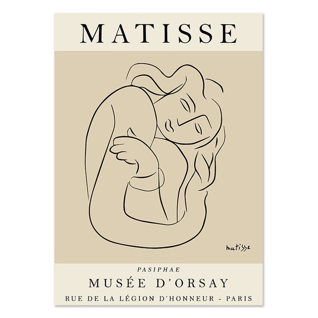 Matisse Abstractions Canvas Posters — Considered Home Styling — Lifestyle 4