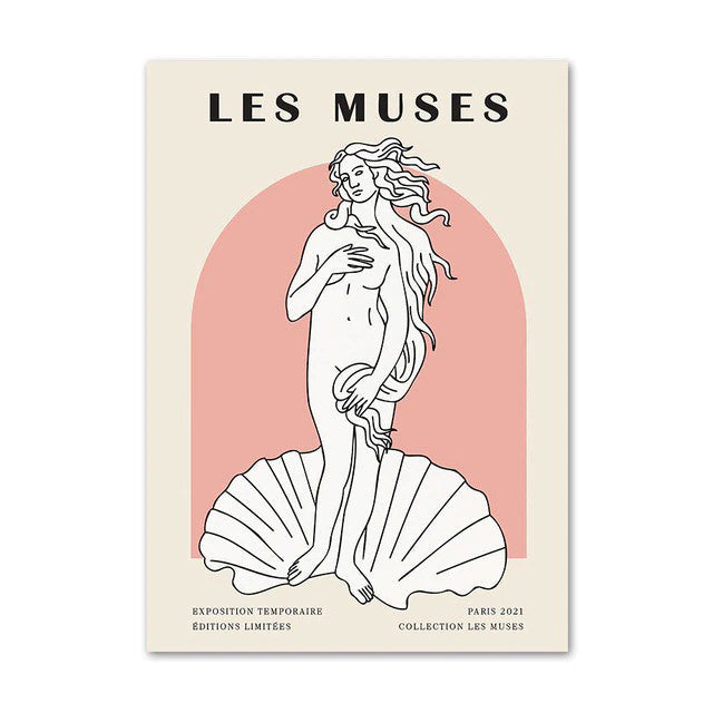 Matisse & Les Muses Gallery Wall Canvas Posters — Considered Home Styling — Lifestyle 4
