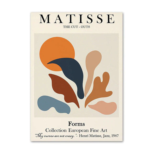 Matisse Outline Canvas Posters — Considered Home Styling — Lifestyle 8