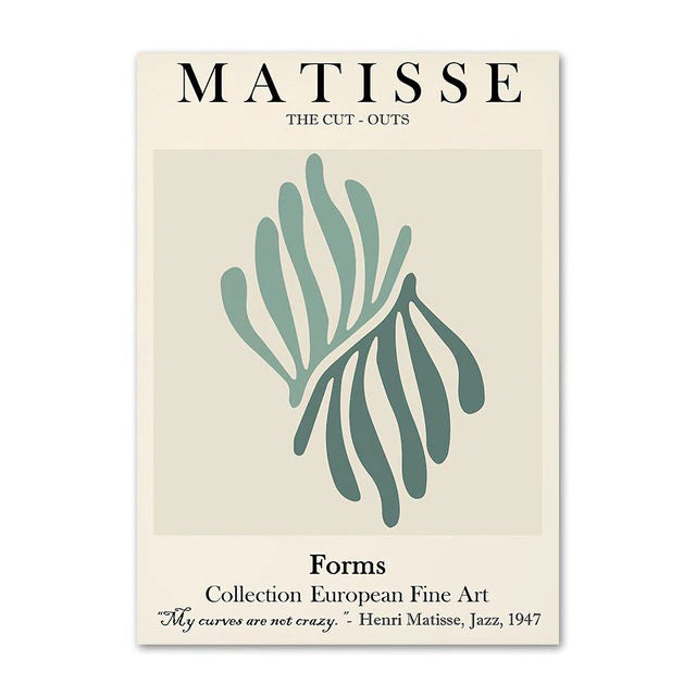 Matisse Outline Canvas Posters — Considered Home Styling — Lifestyle 7