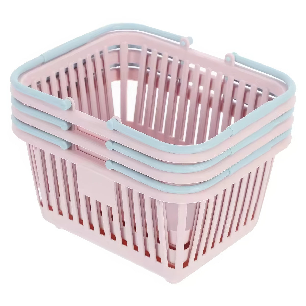 Mini Pastel Storage Shopping Basket — Considered Home Styling — Front view