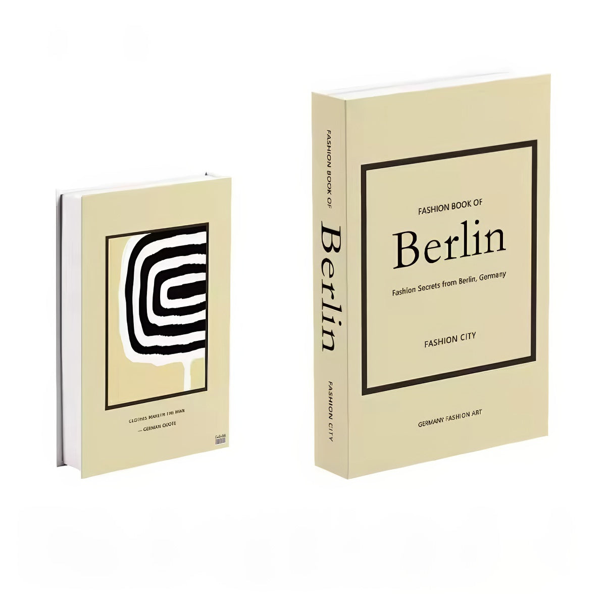 Fashion City Minimalist Fake Book Storage Box — Considered Home Styling — Lifestyle 3