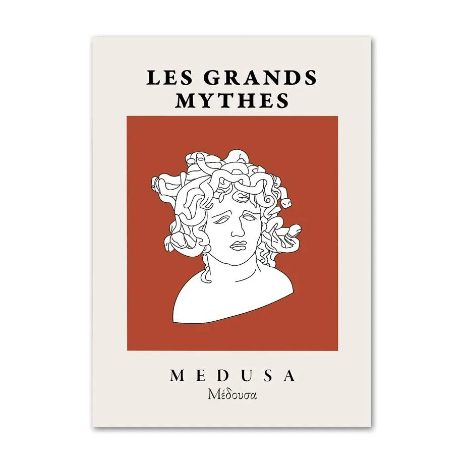 Les Grands Mythes Canvas Posters — Considered Home Styling