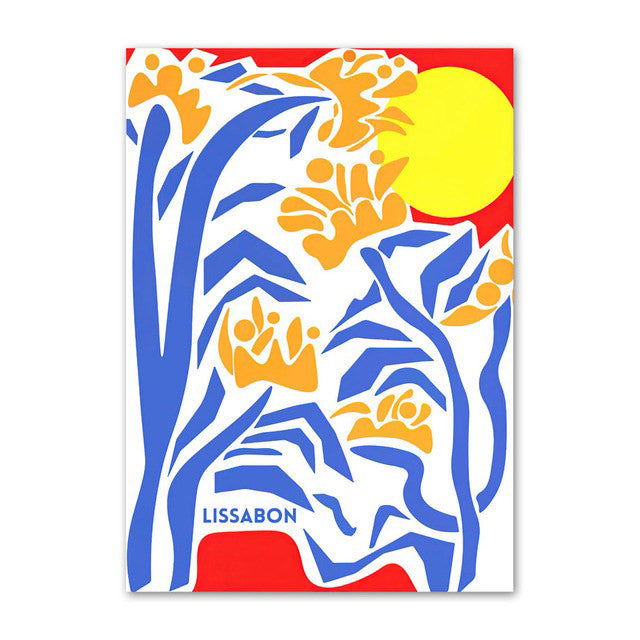 Modern Flower Market Canvas Posters — Considered Home Styling — Lifestyle 8