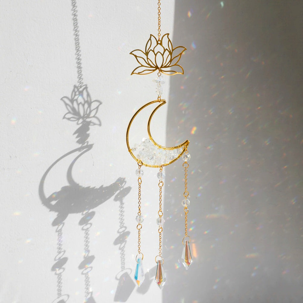 Lotus Moon Suncatcher — Considered Home Styling — Lifestyle 6