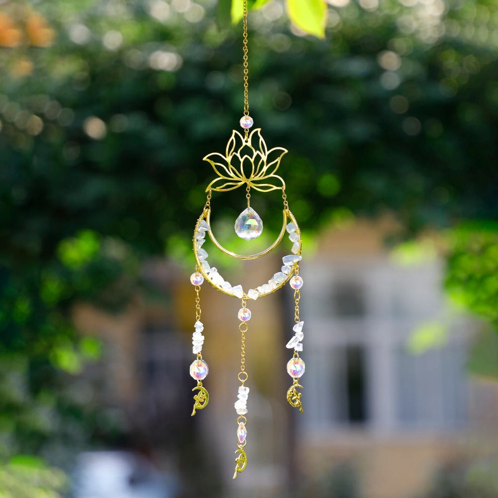 Lotus Moon Suncatcher — Considered Home Styling — Lifestyle 5