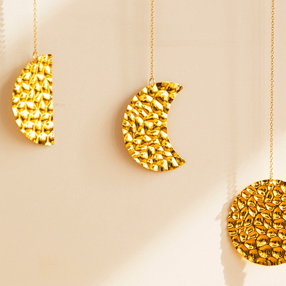 Forged Gold Moon Phases Wall Decor — Considered Home Styling — Lifestyle 3