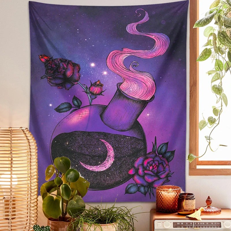 Moon Potion Witchy Tapestry — Considered Home Styling