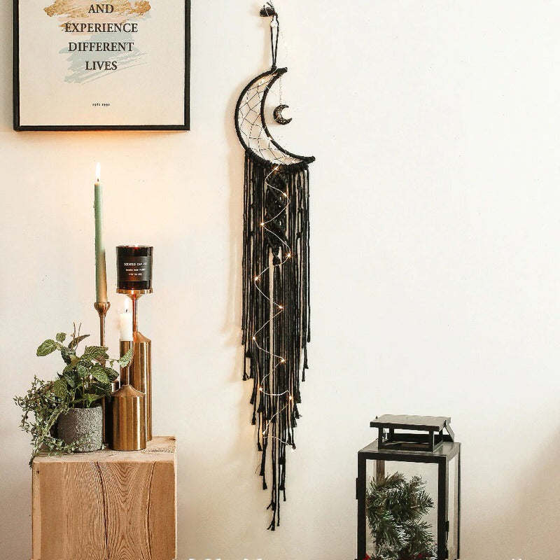 Moon Macrame Dreamcatcher — Considered Home Styling — Lifestyle 2