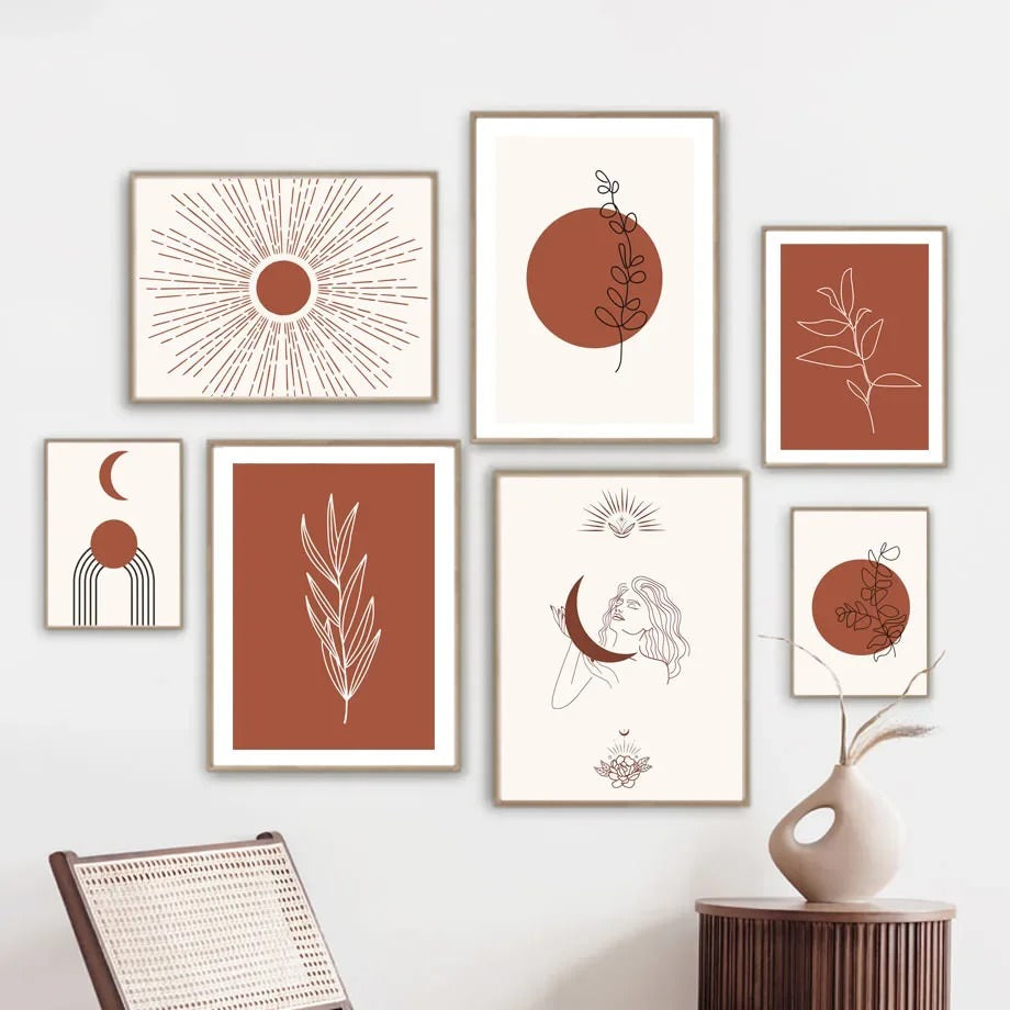 Moongirl Boho Canvas Posters — Considered Home Styling