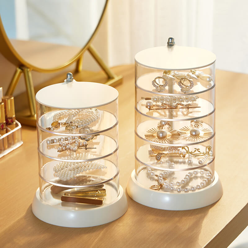 Multi Level Tower Jewelry Organizer — Considered Home Styling — Front view