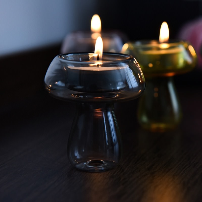 Mushroom Tealight Candle Holder — Decorative Vase for Considered Styling — Lifestyle 2