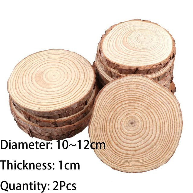 Natural Wooden Slice Coasters — Considered Home Styling