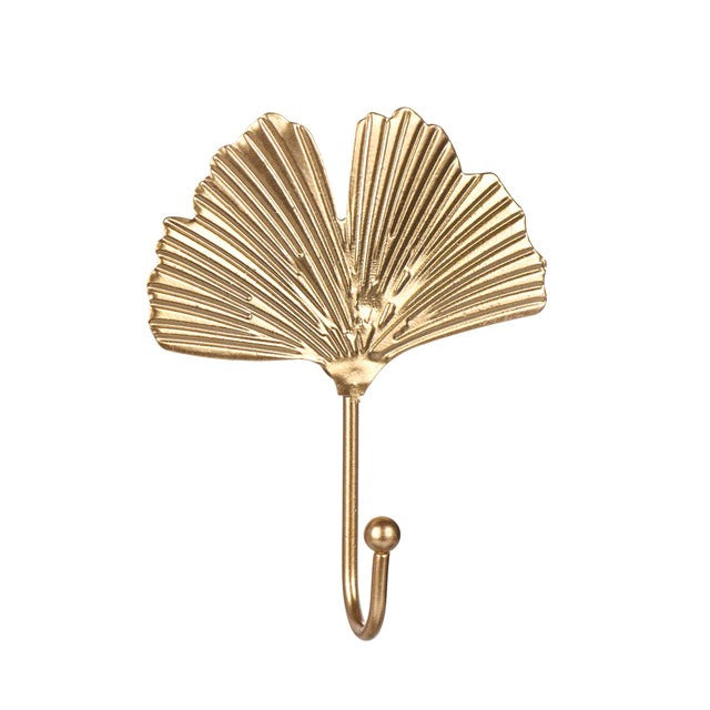 Golden Leaf Wall Hook — Considered Home Styling — Lifestyle 4