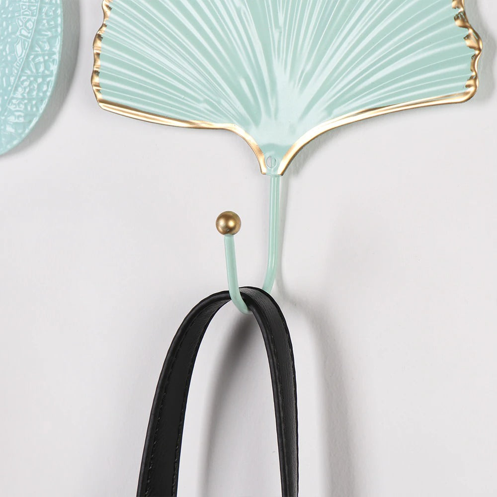 Golden Leaf Wall Hook — Considered Home Styling — Lifestyle 2