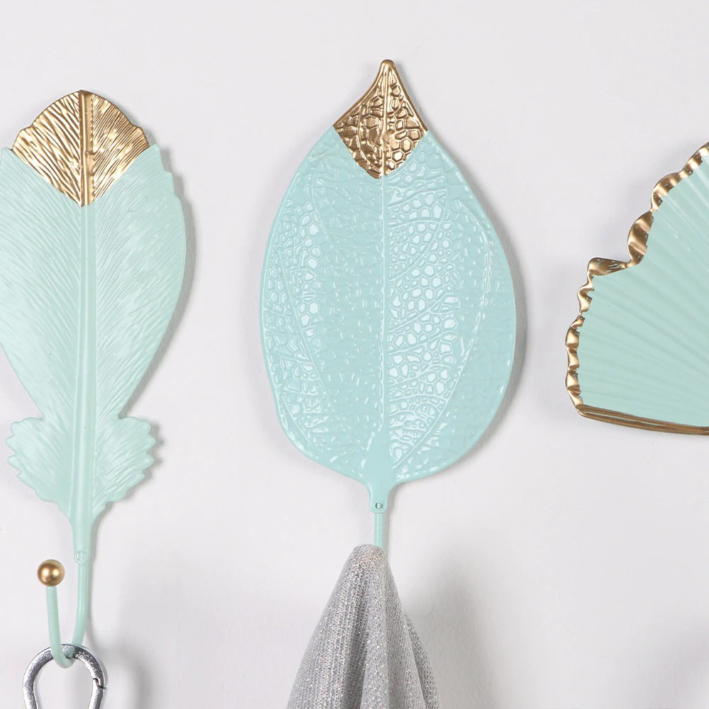 Golden Leaf Wall Hook — Considered Home Styling — Lifestyle 3