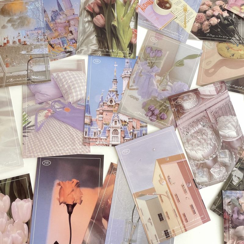 Pale Roses Wall Collage Prints — Considered Home Styling — Detail