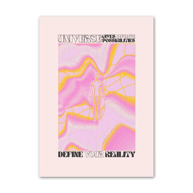 Pale Gradients and Quotes Canvas Posters — Considered Home Styling