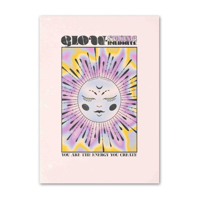 Pale Gradients and Quotes Canvas Posters — Considered Home Styling