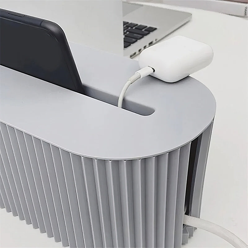 Pleated Extension Board Wire Organizer — Considered Home Styling