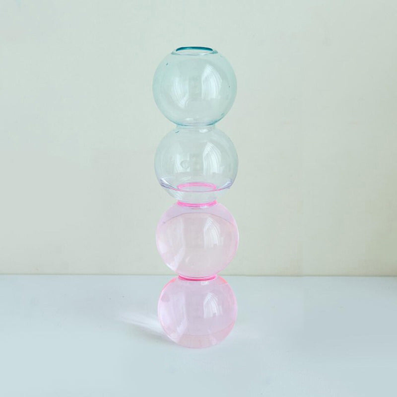 Pastel Glass Bubble Vase — Decorative Vase for Considered Styling — Lifestyle 4