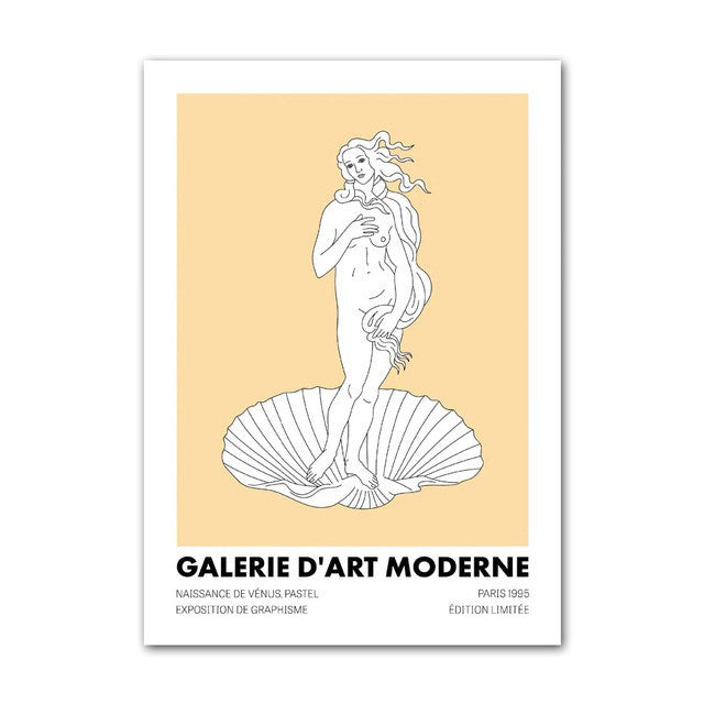 Pastel Minimal Art Canvas Posters — Considered Home Styling — Lifestyle 5