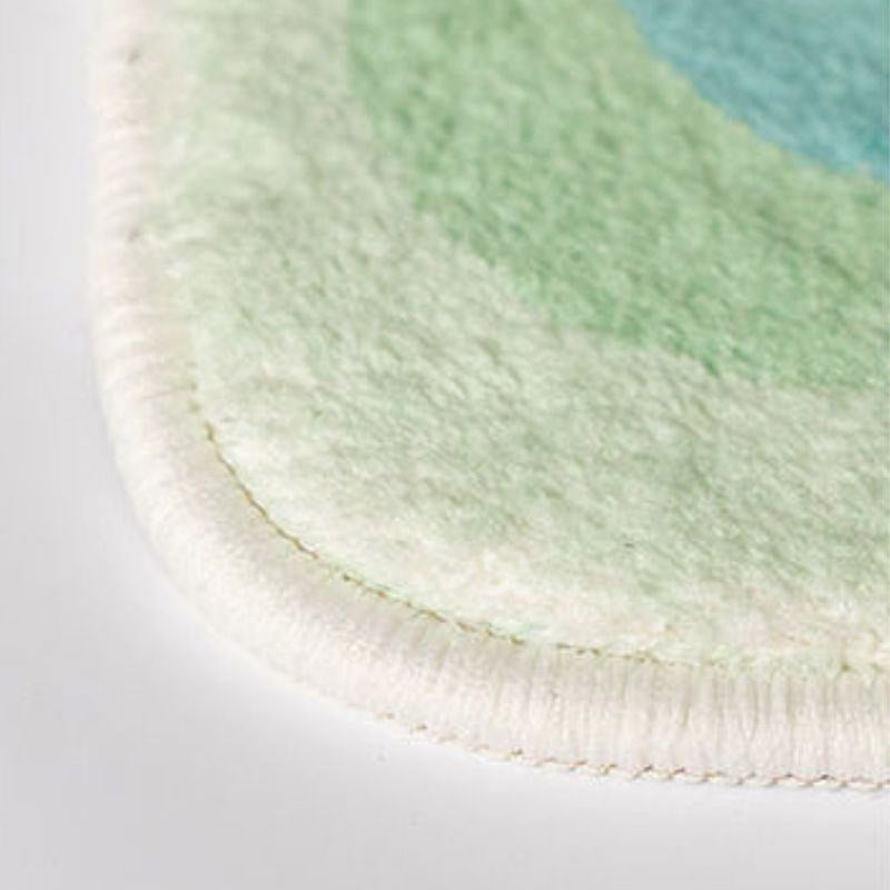 Pastel Blob Irregular Accent Rug — Soft Accent Rug for Bedroom Layering — Lifestyle 2