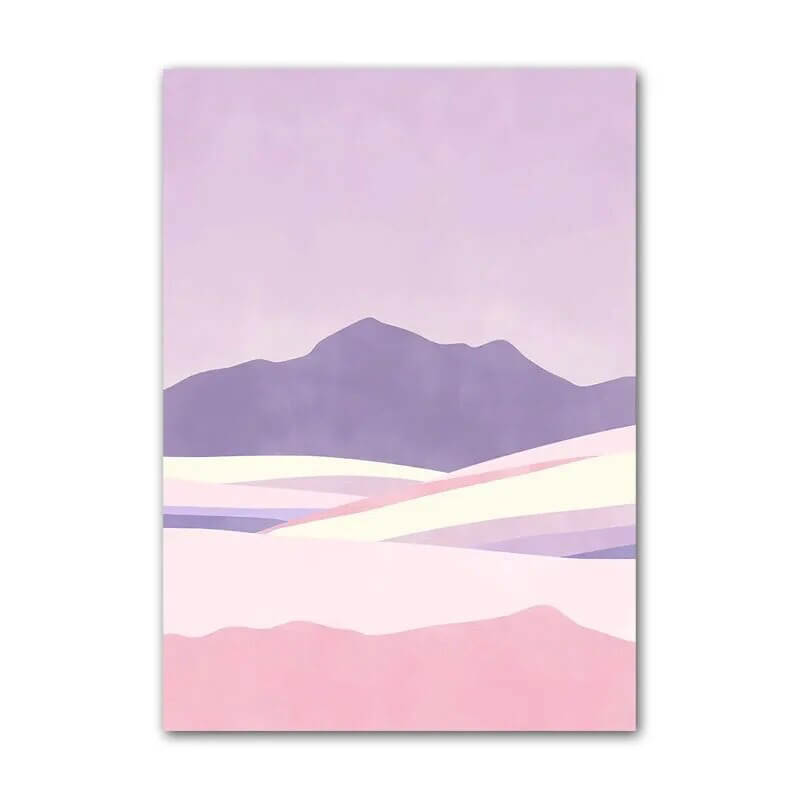 Purple Minimal Art Canvas Posters — Considered Home Styling — Lifestyle 8