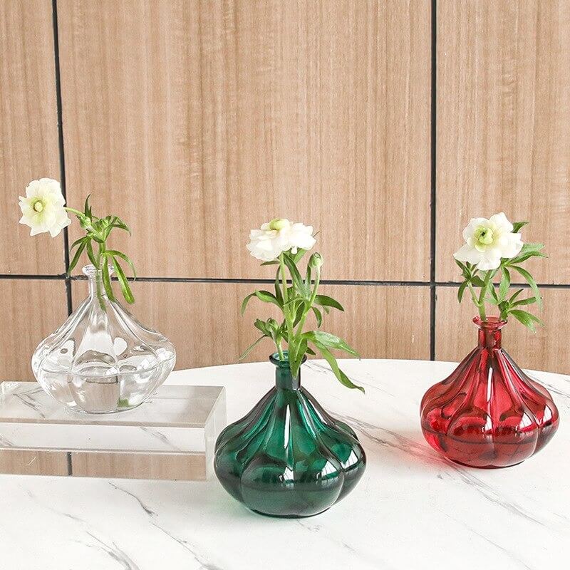 Patty Pan Shaped Glass Vase — Decorative Vase for Considered Styling — Detail