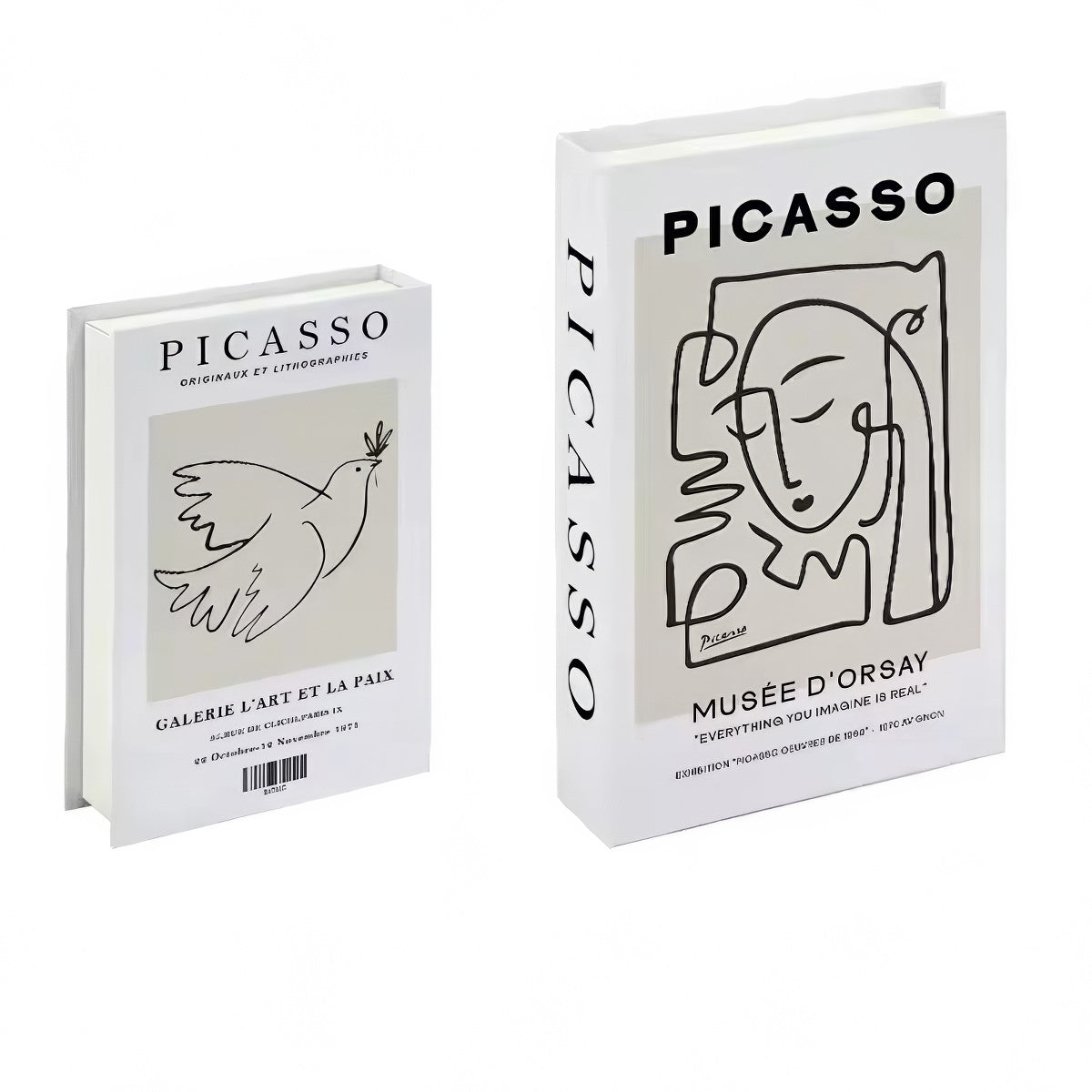 Picasso Minimalist Fake Book Storage Box — Considered Home Styling — Lifestyle 4