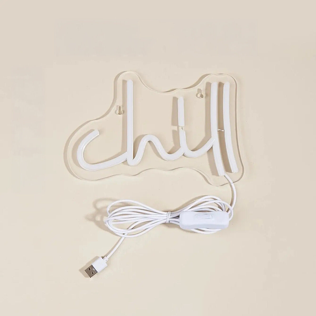 Pink Chill Wall Neon Sign — Warm LED Mood Lighting for Bedside — Lifestyle 3