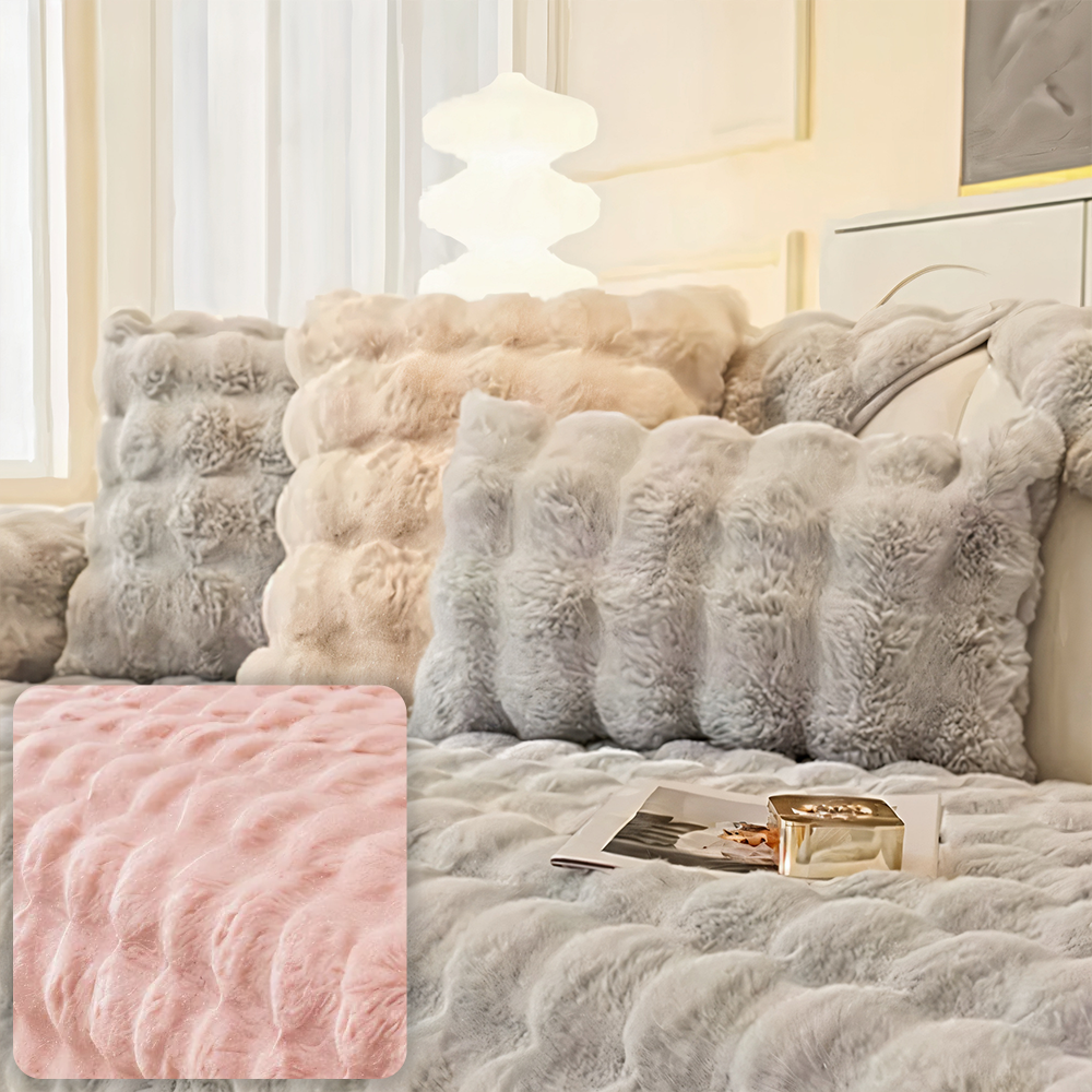 Soft Luxury Sofa Cushion Cover — Plush Throw Pillow Case — Lifestyle 3