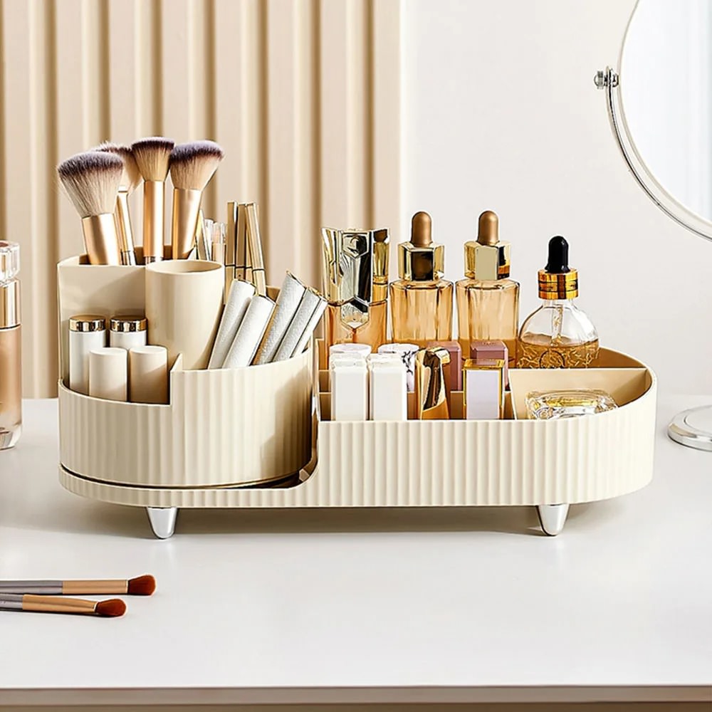 Pleated Makeup Desktop Organizer — Considered Home Styling