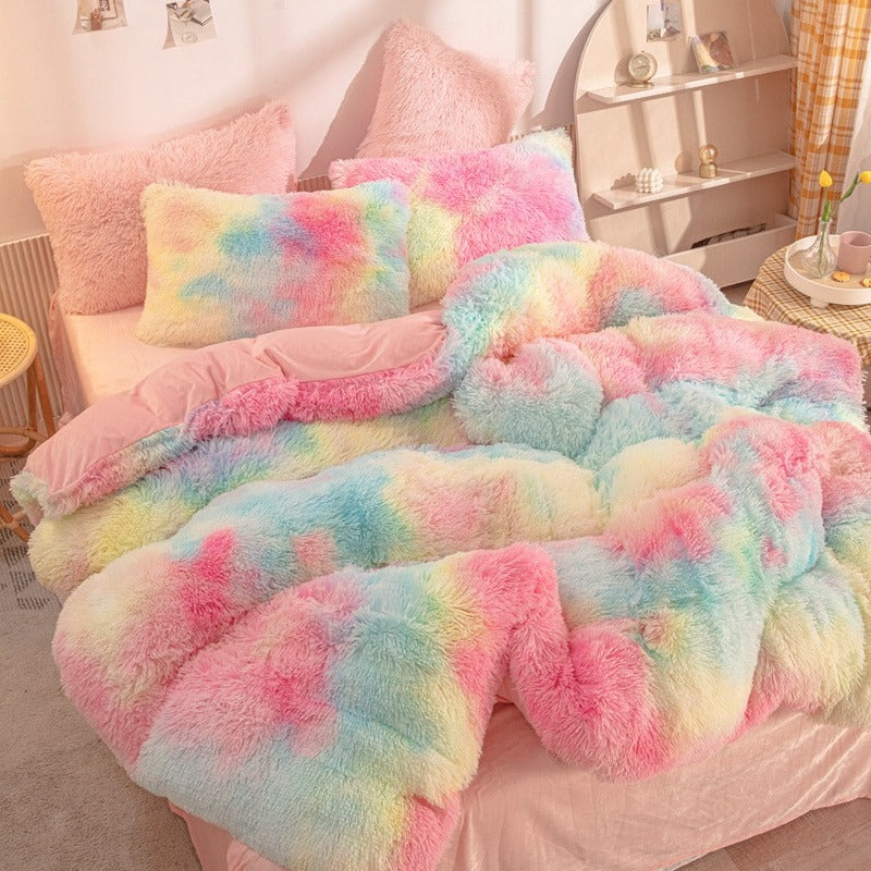 Soft Plush Bedding Set — Soft-Touch Cotton Duvet & Pillowcases — Lifestyle 1