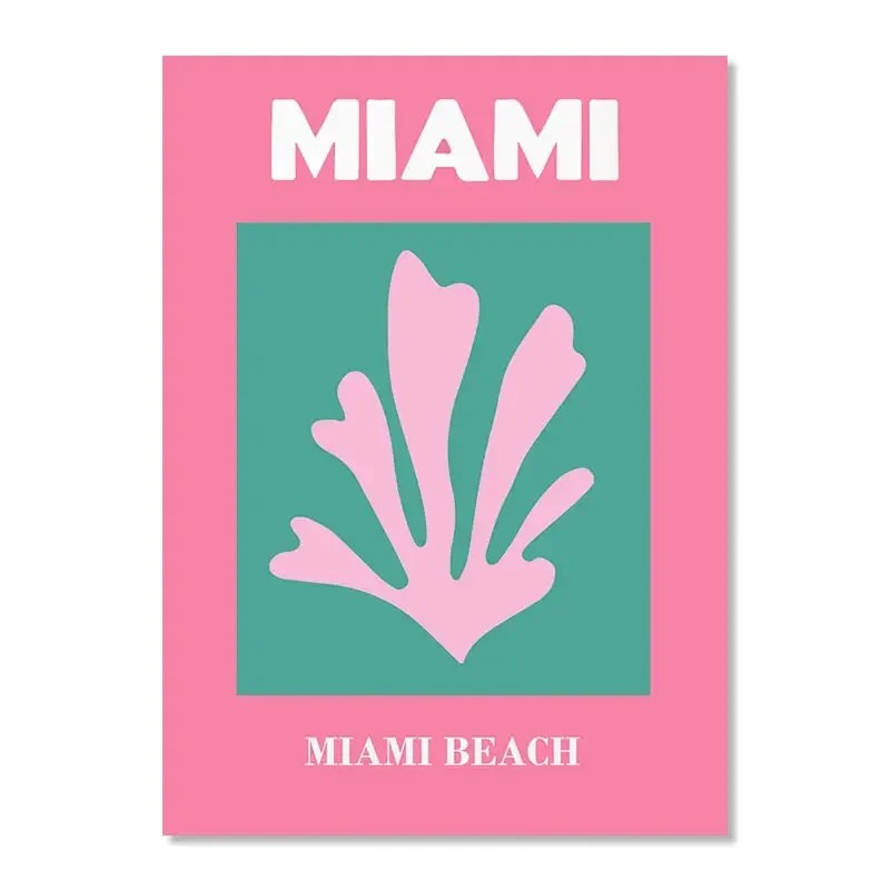 Cities Pastel Canvas Posters — Considered Home Styling — Lifestyle 6
