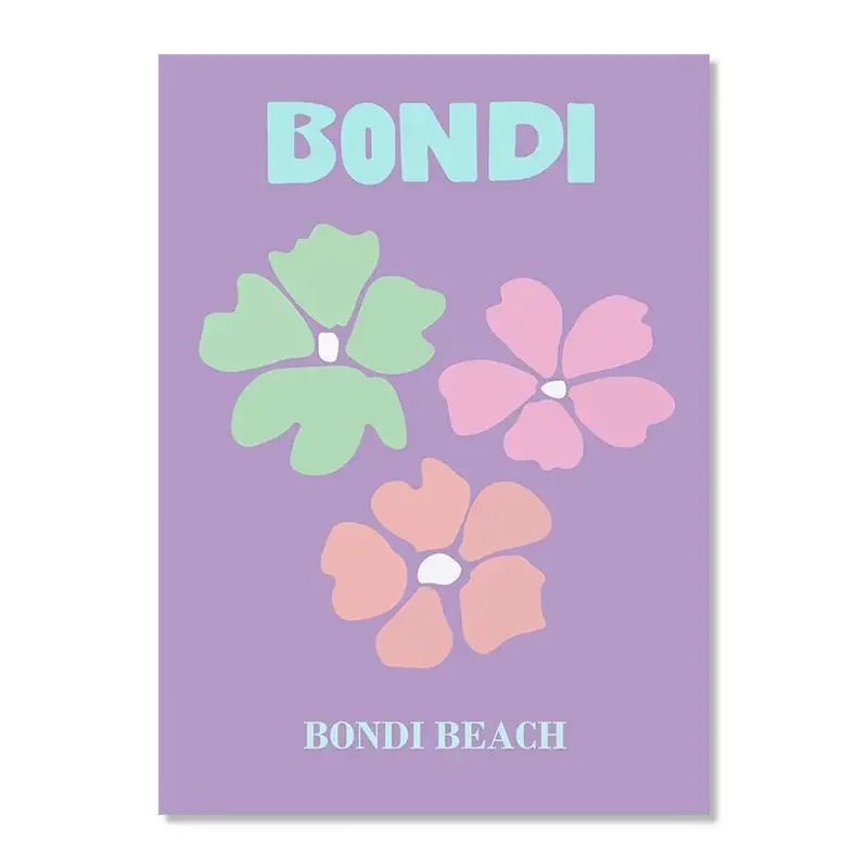 Cities Pastel Canvas Posters — Considered Home Styling — Lifestyle 5