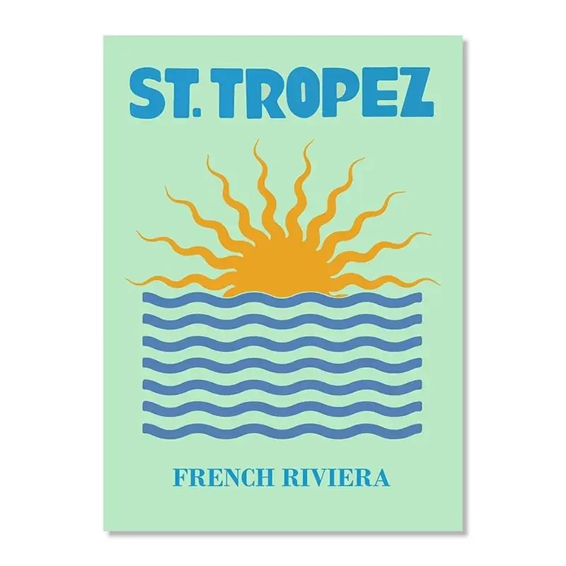 Cities Pastel Canvas Posters — Considered Home Styling — Lifestyle 8