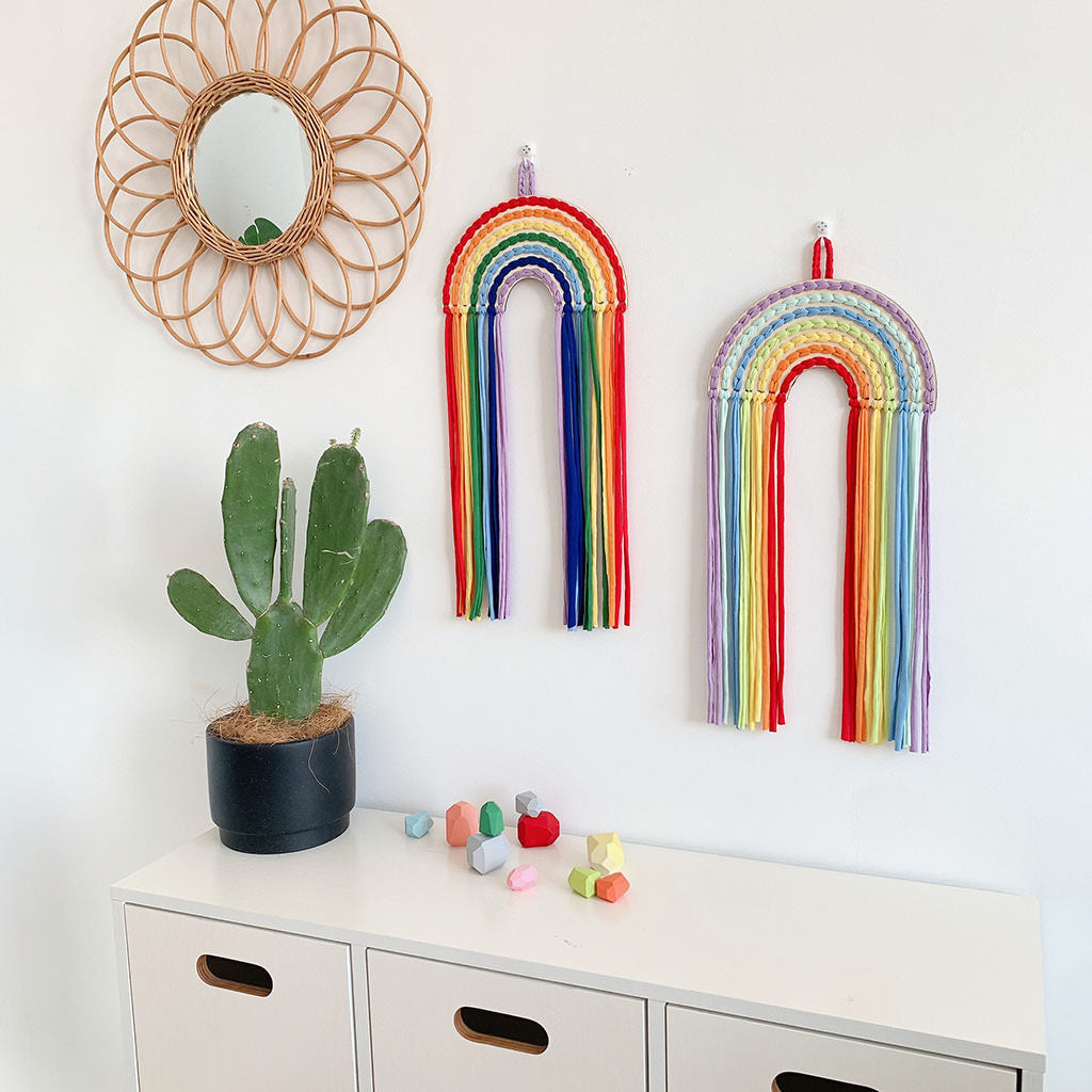 Rainbow Wall Hanging Hairpin Storage — Considered Home Styling — Lifestyle 7