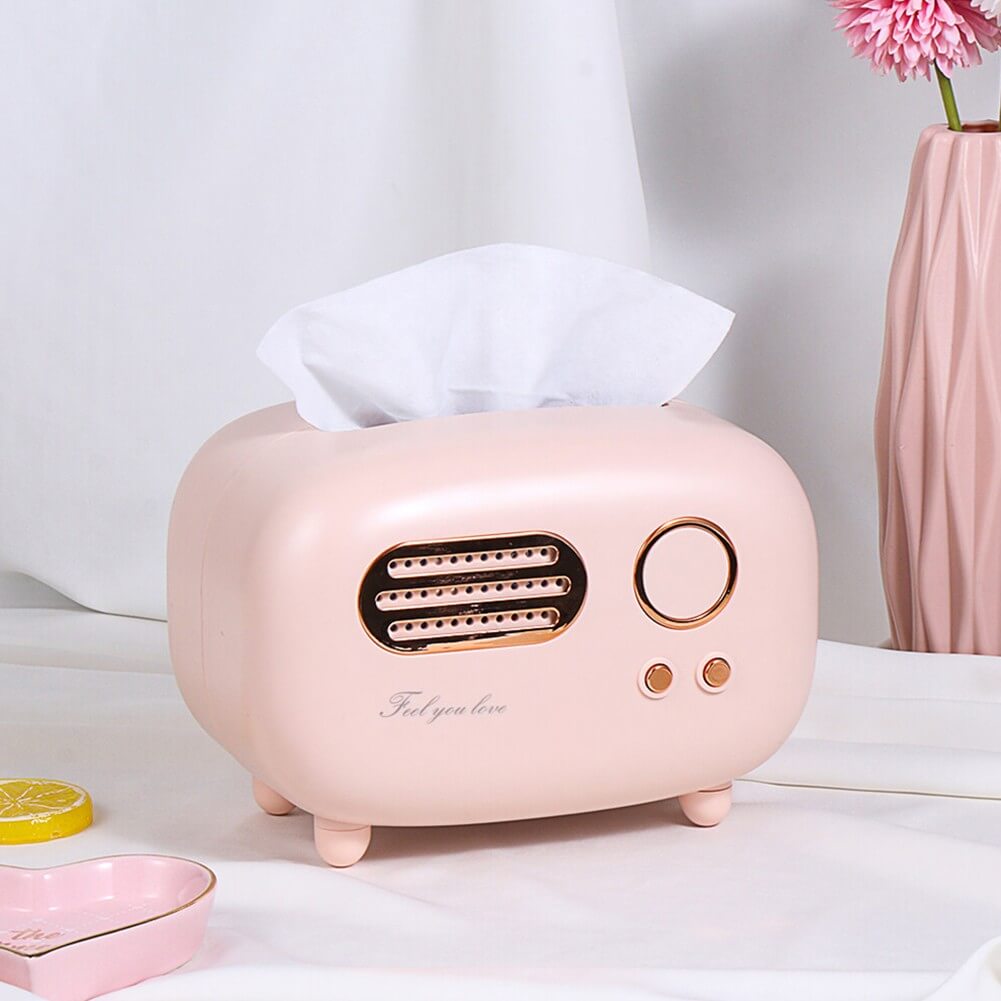 Vintage Radio Tissue Holder — Considered Home Styling — Lifestyle 3