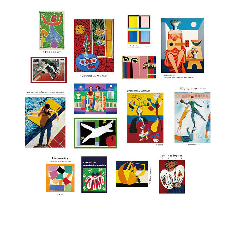 Art Hoe Poster Card Pack — Considered Home Styling — Lifestyle 6