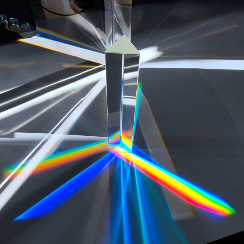 Optical Prism — Warm LED Mood Lighting for Bedside — Front view