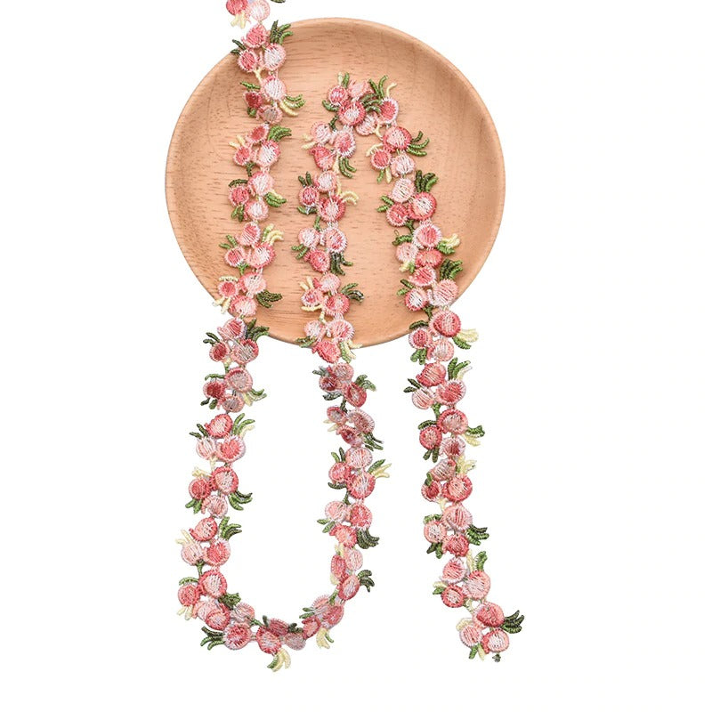 Embroidered Rose Lace Trim — Considered Home Styling