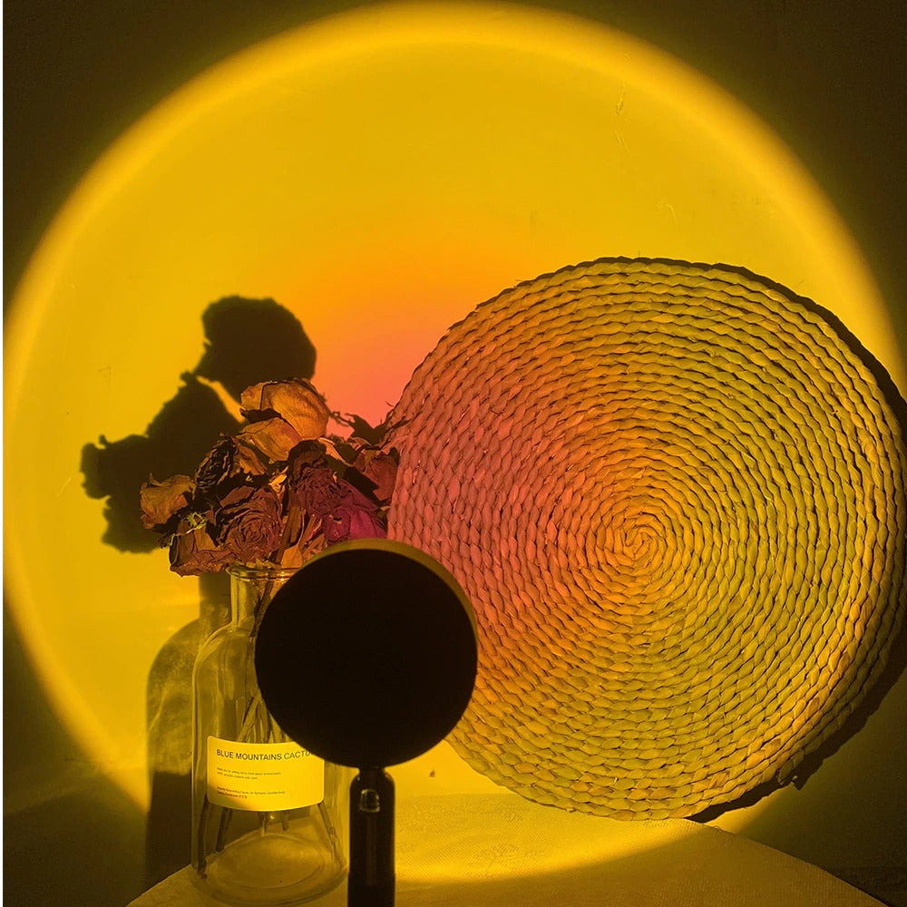 Sunset Projector Lamp — Golden Hour Mood Light for Bedroom & Photography — Lifestyle 8