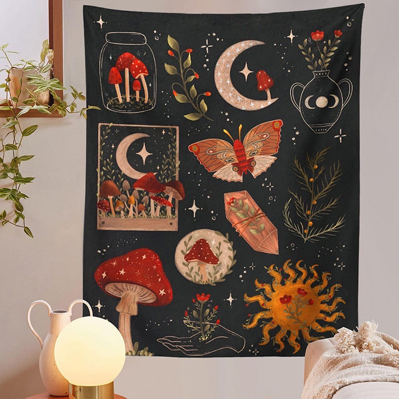 Cosmo Amanita Tapestry — Considered Home Styling — Detail